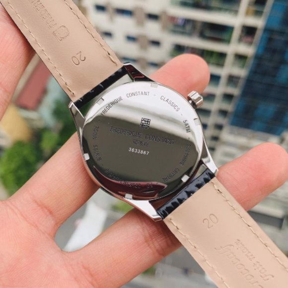 Frederique Constant Swiss Leather Calendar Watch - Picture 3 of 5